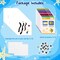 Ocean Handprint Art Craft - 12Pcs Under The Sea Seahorse Crab Easy DIY Kit, Marine Animal Themed Octopus Turtle Whale Arts Supplies Preschool Hand Print Activity Party Favors for Kids Toddlers
